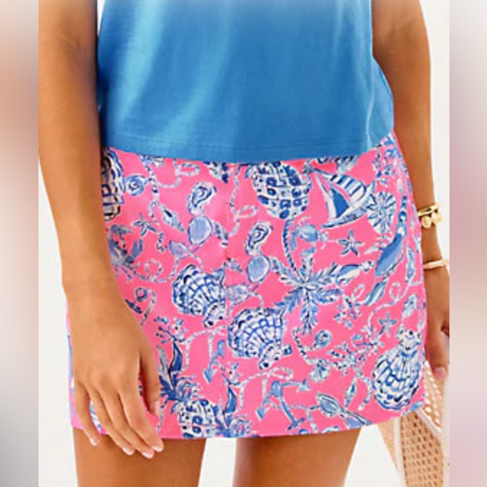 Lilly Pulitzer Colette Skort in Barefoot Beach combers